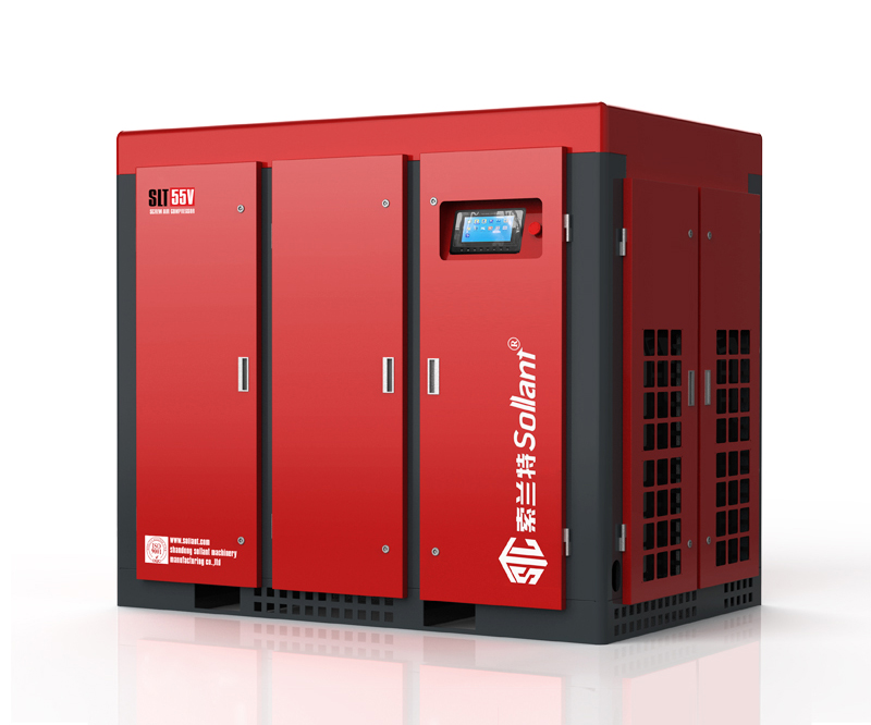 55 kw oil flooded rotary screw compressor