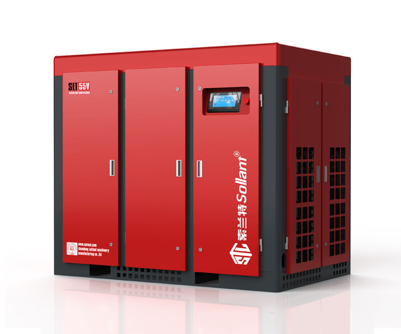 55 kw oil flooded rotary screw compressor