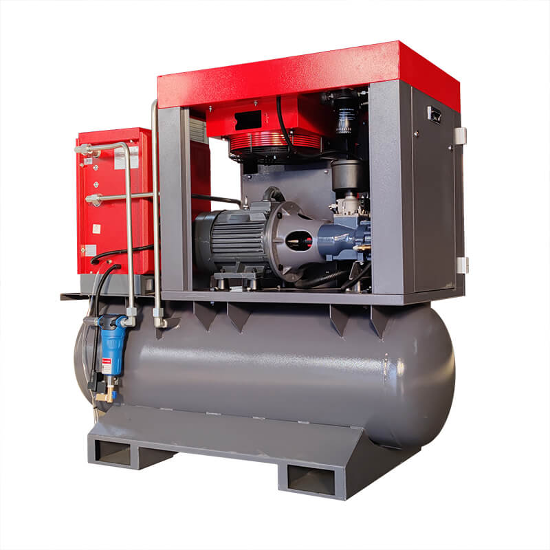 4 in 1 combind compressor screw compressor with dryer 