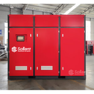 Centrifugal fan vertical two stage compression air compressor