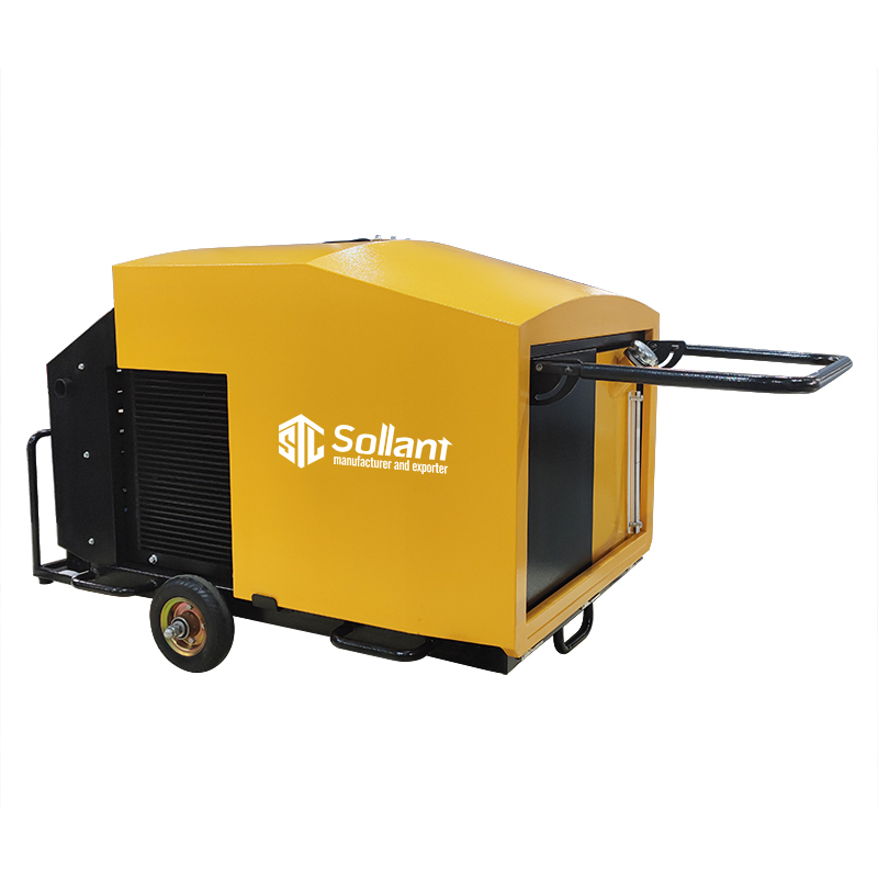 Gasoline mobile air compressor
