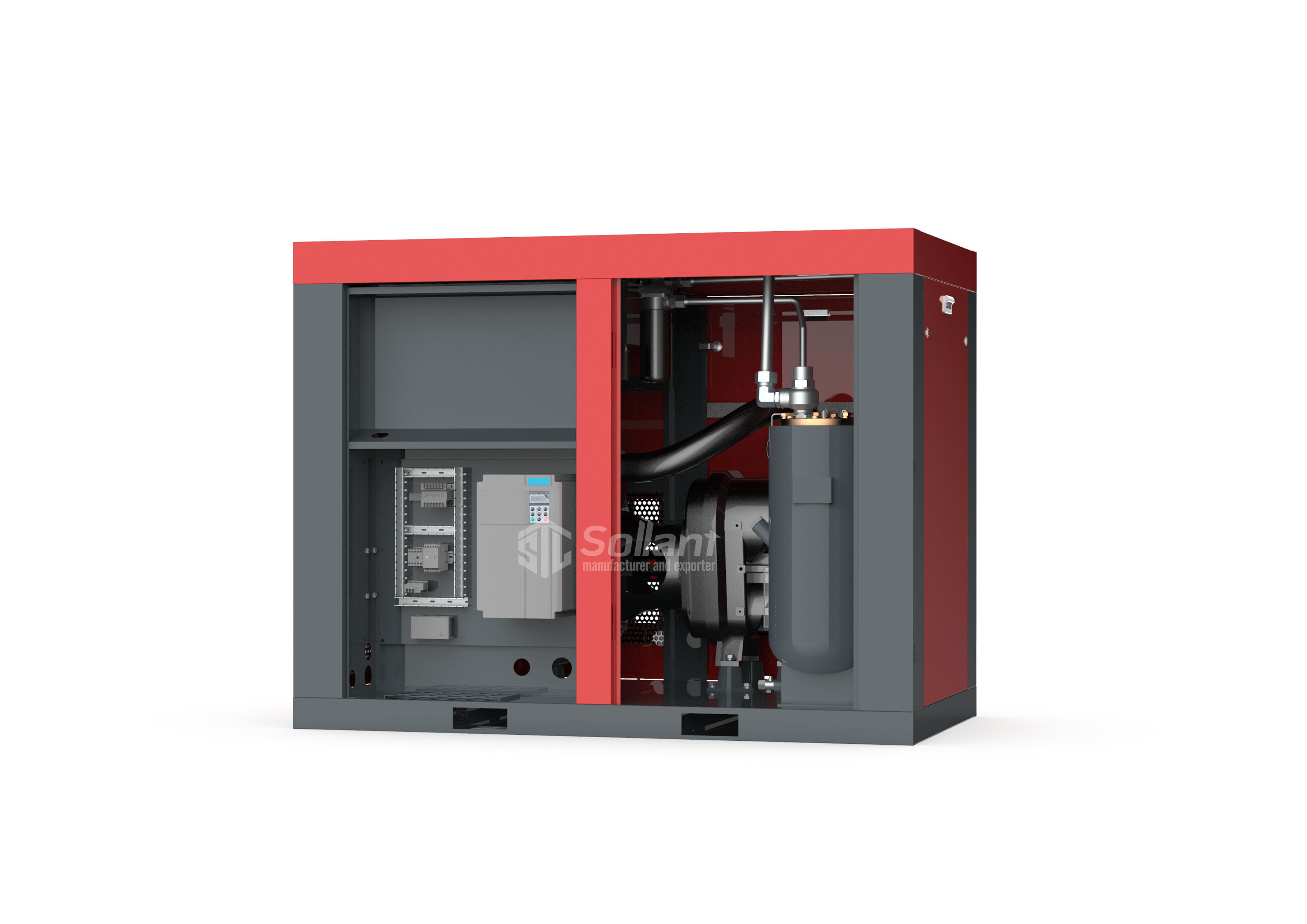 VerticalCentrifugalFanTwostageScrewAirCompressor